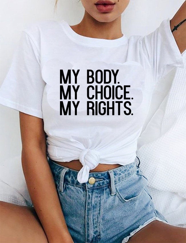 My Body My Choice T-shirt | For Bold Girls™ - Women's Plus Size Clothing