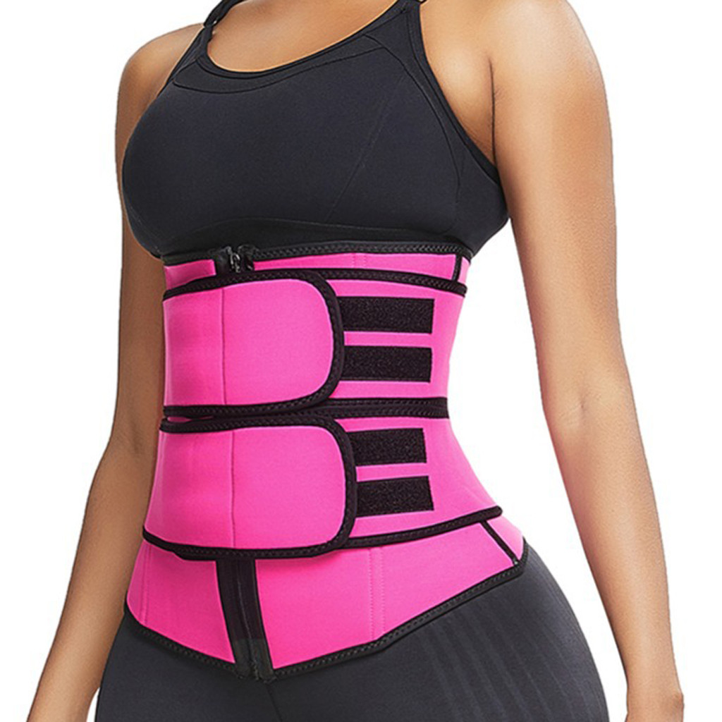 Latex Double Strap Waist Zipper Trainer | For Bold Girlsâ¢ - Women's Plus Size Clothing