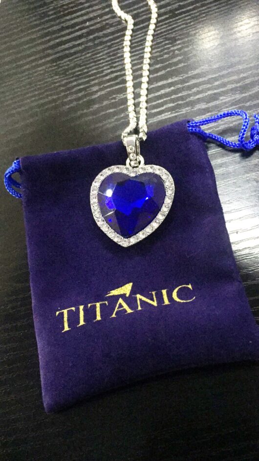 Heart of Ocean Style Pendant Necklace