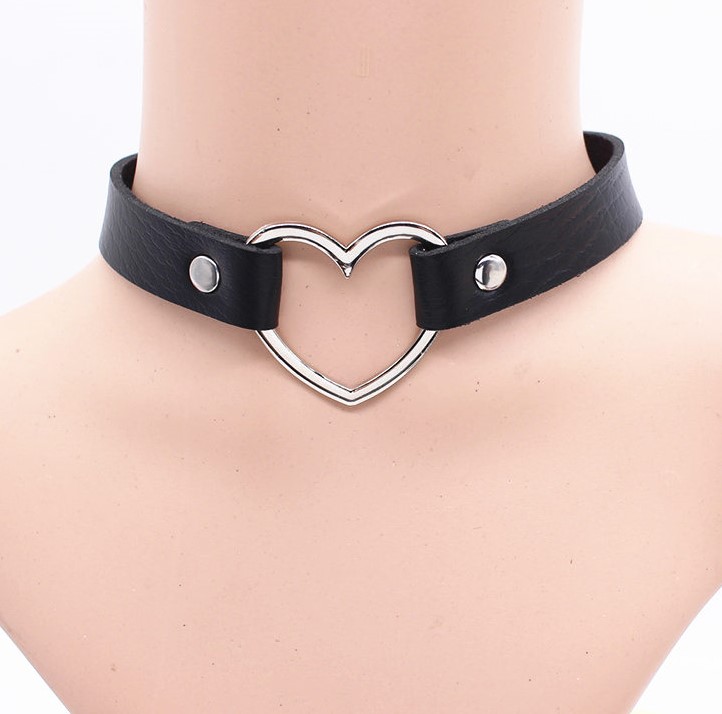 Heart Shaped Leather Necklace | For Bold Girls™ - Women's Plus Size ...