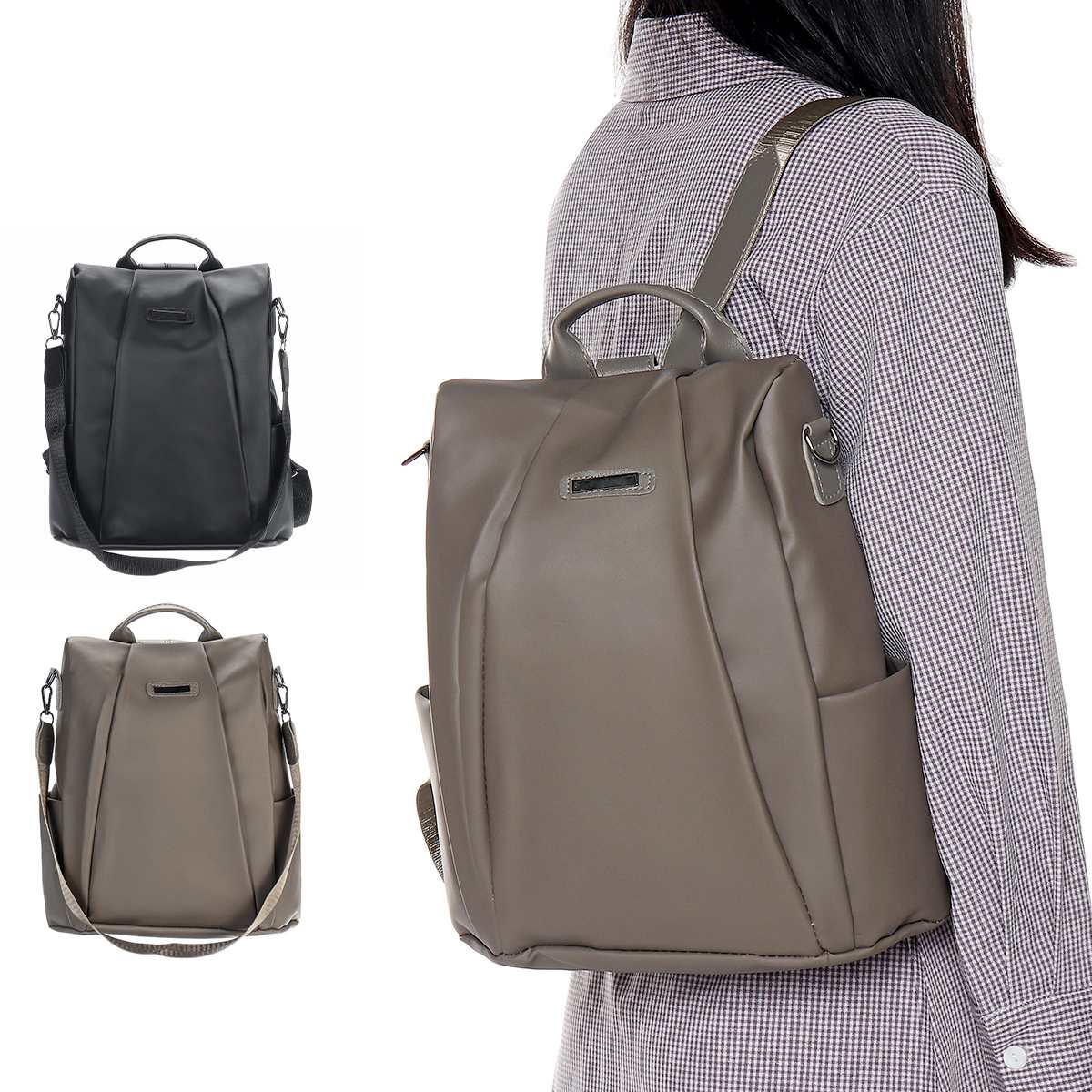 Solid Color Backpack | For Bold Girls™ - Women's Plus Size Clothing