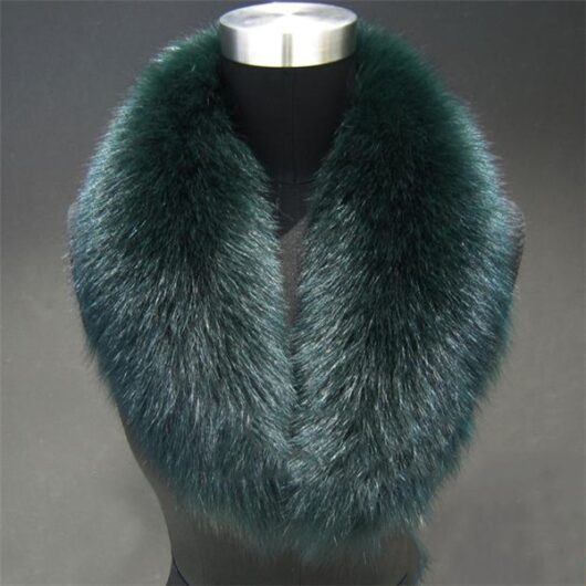 100% Real fox fur collar scarf
