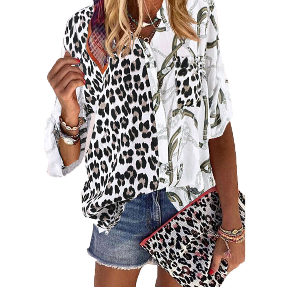 Button- Up Plus Size Leopard Print Top | For Bold Girls™ - Women's Plus ...