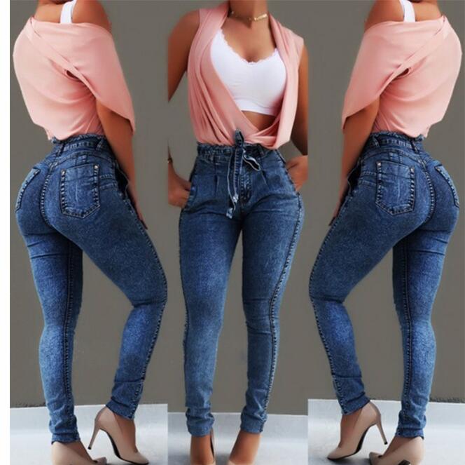 Drawstring Plus Size High Waisted Jeans | For Bold Girls™ - Women's ...