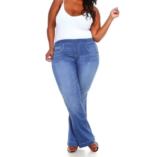 plus size bell bottom jeans