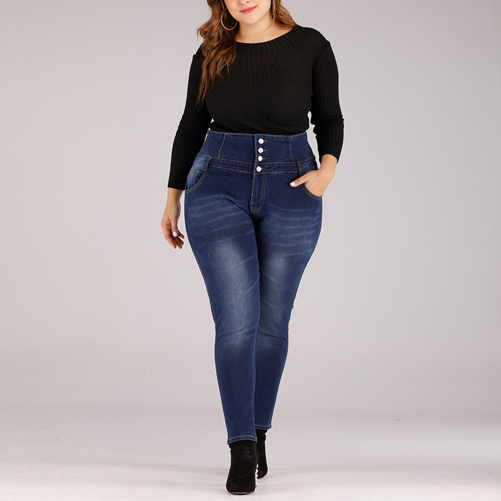 high waist plus size pants